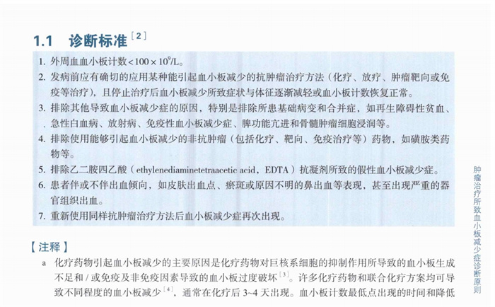 2025 CSCO肿瘤治疗所致血小板减少症诊疗指南下载